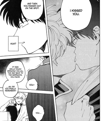 [gsn (Sho)] Gintama dj – Inu to Saru no Koubousen [Eng] – Gay Manga sex 16