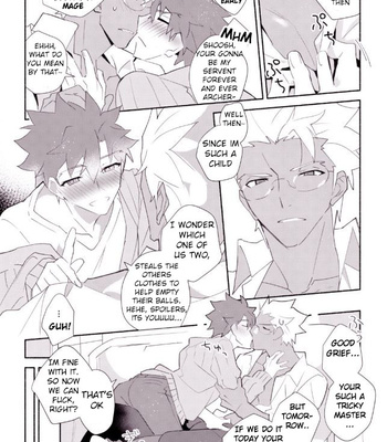 [GLUTAMICACID (Tanunosuke)] Shiro-kun To Archer Ga Etchi Shitaihon – Fate/ Stay Night [Eng] – Gay Manga sex 4