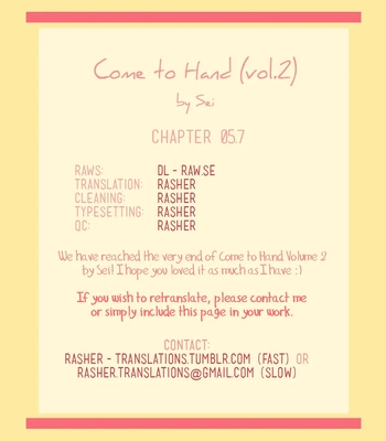 [Sei] Come to Hand – Vol.02 [Eng] – Gay Manga sex 189