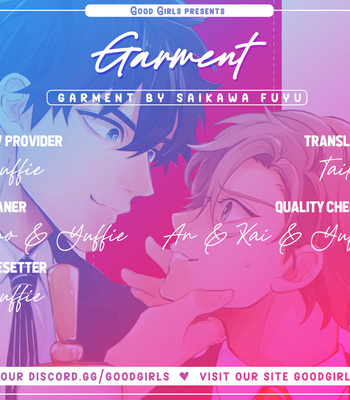 Gay Manga - [Saikawa Fuyu] Garment [Eng] (update c.2) – Gay Manga