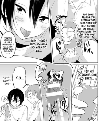 [Ohenari] Namaiki na Kouhai ni Omocha ni Sarete Doutei Ubawaremashita [Eng] – Gay Manga sex 9