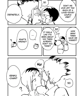 [Katasumi monooki/ Amayuki] SenGen no 100kai kiss suru toko mitai Hon – Dr. Stone dj [Eng] – Gay Manga sex 26