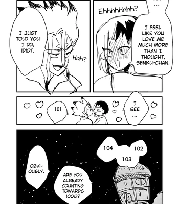 [Katasumi monooki/ Amayuki] SenGen no 100kai kiss suru toko mitai Hon – Dr. Stone dj [Eng] – Gay Manga sex 32