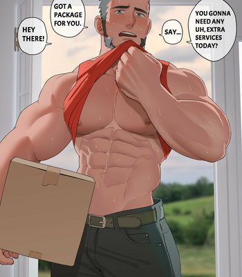 [bulwyn] HUNKY DELIVERY HIMBOS SIDE HUSTLE [Eng] – Gay Manga thumbnail 001
