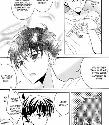 [Yuuwa (Ukairo)] Mujikaku na Kare no Koi Moyou – Detective Conan dj [Eng] – Gay Manga sex 16