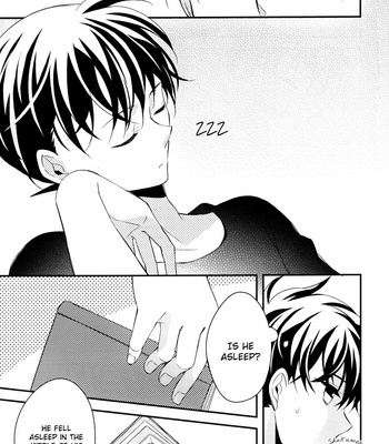 [Yuuwa (Ukairo)] Mujikaku na Kare no Koi Moyou – Detective Conan dj [Eng] – Gay Manga sex 22