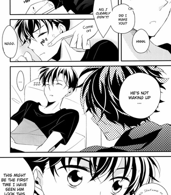 [Yuuwa (Ukairo)] Mujikaku na Kare no Koi Moyou – Detective Conan dj [Eng] – Gay Manga sex 23