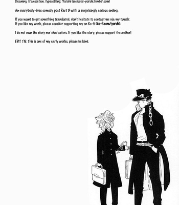 [TAKE OFF (Takeoka)] 50-Nichi-go no yūai – JoJo’s Bizarre Adventure dj [Eng] – Gay Manga sex 2