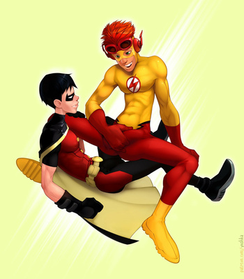 [Yoshka] Robin Tops Kid Flash – Gay Manga thumbnail 001
