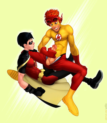 [Yoshka] Robin Tops Kid Flash – Gay Manga sex 3