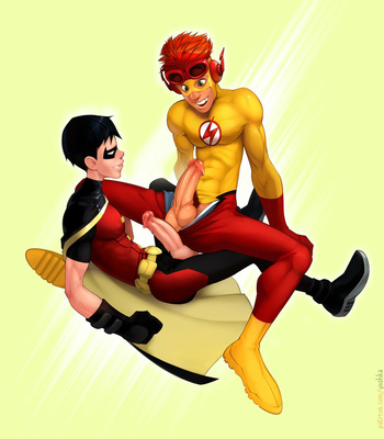 [Yoshka] Robin Tops Kid Flash – Gay Manga sex 4