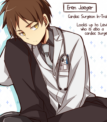 Hospital AU – Shingeki no Kyojin dj [Eng] – Gay Manga sex 8