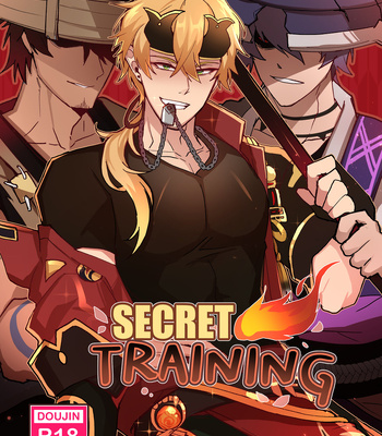 [Duzk] Secret Training – Genshin Impact dj [Eng] – Gay Manga thumbnail 001