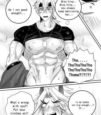 [Hai manga] Thoma & Itto Beach Chapter – Genshin Impact dj [Eng, CN] – Gay Manga sex 16