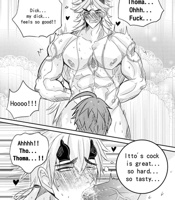 [Hai manga] Thoma & Itto Beach Chapter – Genshin Impact dj [Eng, CN] – Gay Manga sex 18