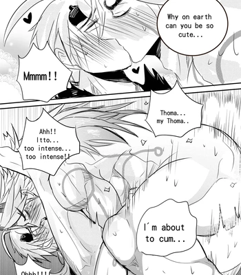 [Hai manga] Thoma & Itto Beach Chapter – Genshin Impact dj [Eng, CN] – Gay Manga sex 35