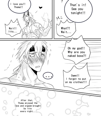 [Hai manga] Thoma & Itto Beach Chapter – Genshin Impact dj [Eng, CN] – Gay Manga sex 71