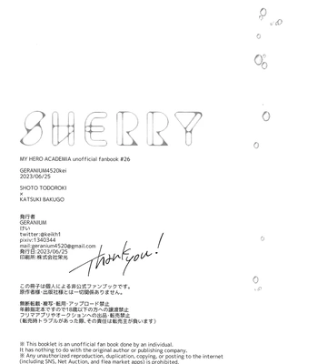 [Geranium (Kei)] My Hero Academia dj – SHERRY [Eng] – Gay Manga sex 36