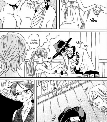 [Watashinohurusato (Regishi)] Kuosousyou | Tật cắn móng tay – One Piece dj [Vi] – Gay Manga sex 18