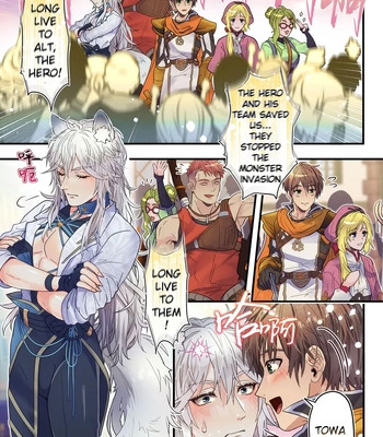 [Fuhai Nabe (Miyahama Ryou)] The Cheeky Slave Wolf and the Hero’s Best Friend’s Holy Sword – Nama iki dorei okami to yusha no shin’yu no seiken [Eng] – Gay Manga sex 5