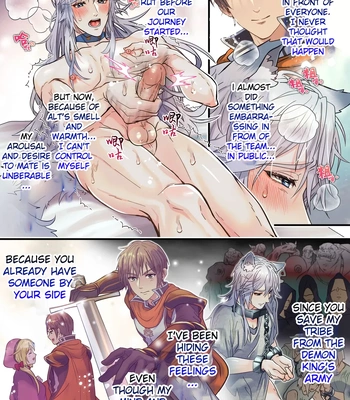 [Fuhai Nabe (Miyahama Ryou)] The Cheeky Slave Wolf and the Hero’s Best Friend’s Holy Sword – Nama iki dorei okami to yusha no shin’yu no seiken [Eng] – Gay Manga sex 8