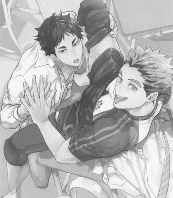 [Shirokuro Madara (Mai)] GIVE ME FIVE! – Haikyuu!! dj [JP] – Gay Manga sex 3