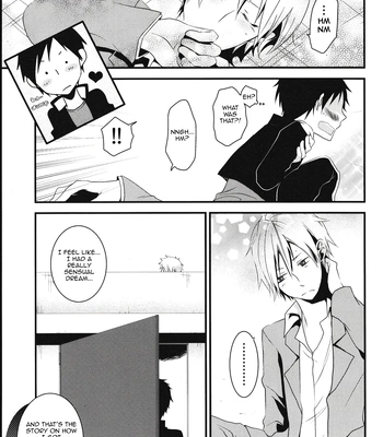 [Spider-Cage Ashiya] 0.5 Seconds Before Sleeping Beauty Wakes Up – Durarara!! dj [Eng] – Gay Manga sex 7