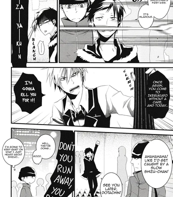 [Spider-Cage Ashiya] 0.5 Seconds Before Sleeping Beauty Wakes Up – Durarara!! dj [Eng] – Gay Manga sex 8