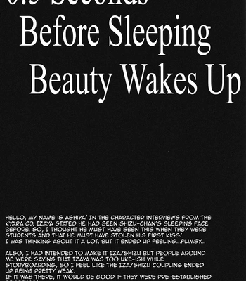 [Spider-Cage Ashiya] 0.5 Seconds Before Sleeping Beauty Wakes Up – Durarara!! dj [Eng] – Gay Manga sex 9