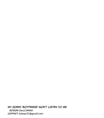 [Demi (Shiwo)] My Horny Boyfriend Won’t Listen To Me [Eng] – Gay Manga sex 42