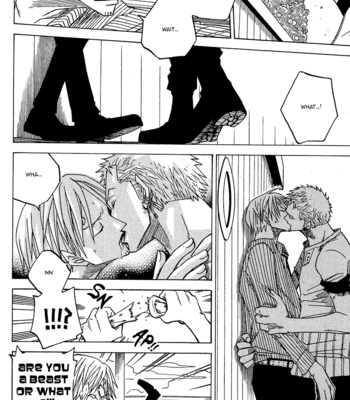 [Saruya Hachi] One Piece dj – Catcher and Fugitive [Eng] – Gay Manga sex 13