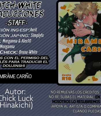 [Chick Luck (Hinakichi)] Kotchi muite hani | Mírame Cariño – Boku no Hero Academia dj [ESP] – Gay Manga sex 3