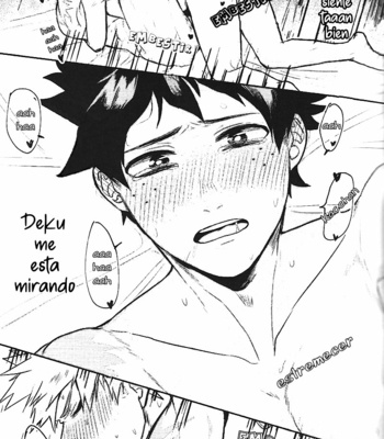 [Chick Luck (Hinakichi)] Kotchi muite hani | Mírame Cariño – Boku no Hero Academia dj [ESP] – Gay Manga sex 33