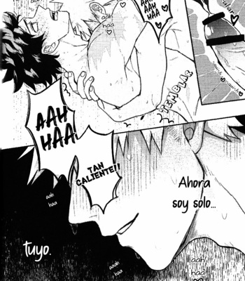 [Chick Luck (Hinakichi)] Kotchi muite hani | Mírame Cariño – Boku no Hero Academia dj [ESP] – Gay Manga sex 34