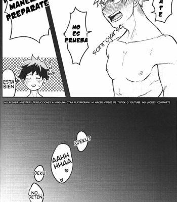 [Chick Luck (Hinakichi)] Kotchi muite hani | Mírame Cariño – Boku no Hero Academia dj [ESP] – Gay Manga sex 46
