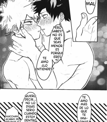 [Chick Luck (Hinakichi)] Kotchi muite hani | Mírame Cariño – Boku no Hero Academia dj [ESP] – Gay Manga sex 50