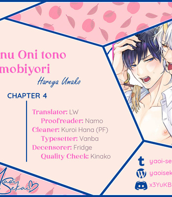[YAREYA Umako] Kaerenu Oni to no Momo Biyori (update c.5+Extra) [Eng] – Gay Manga sex 94