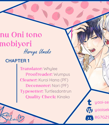 Gay Manga - [YAREYA Umako] Kaerenu Oni to no Momo Biyori (update c.5+Extra) [Eng] – Gay Manga