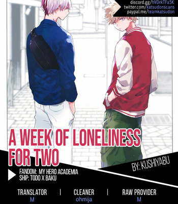 [kushiyabu] A Week of Loneliness for Two – My Hero Academia dj [Eng] – Gay Manga sex 62