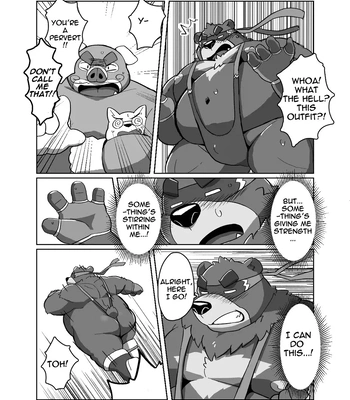 [Kyouretsu Hiyougeka (Beat-kun)] Roshutsu Hentai Dosukebear| Exhibitionist Pervert Dosukebear [Eng] – Gay Manga sex 13