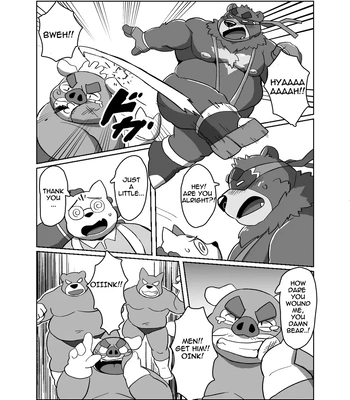 [Kyouretsu Hiyougeka (Beat-kun)] Roshutsu Hentai Dosukebear| Exhibitionist Pervert Dosukebear [Eng] – Gay Manga sex 14