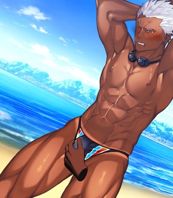 [Yu] Toaru Swimmer no Natsu Hen (Fate-EXTELLA) – Gay Manga sex 10