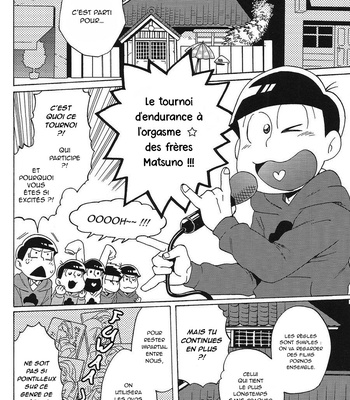 [Frantic /Shima] Dokitsu Matsuno-darake no gaman taikai – Osomatsu-san dj [FR] – Gay Manga sex 3