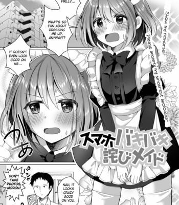 Gay Manga - [Akasa Tanu] SmaPho Bakibaki Wabi Maid – Dressed as a Maid for Breaking His Phone [Eng] – Gay Manga
