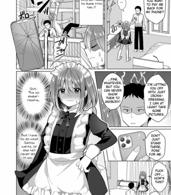 [Akasa Tanu] SmaPho Bakibaki Wabi Maid – Dressed as a Maid for Breaking His Phone [Eng] – Gay Manga sex 2