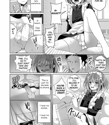 [Akasa Tanu] SmaPho Bakibaki Wabi Maid – Dressed as a Maid for Breaking His Phone [Eng] – Gay Manga sex 6