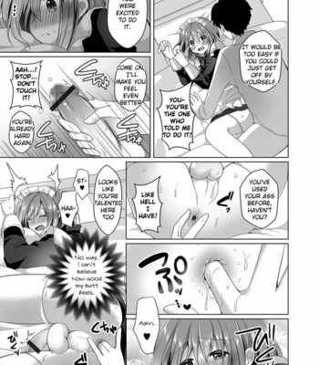 [Akasa Tanu] SmaPho Bakibaki Wabi Maid – Dressed as a Maid for Breaking His Phone [Eng] – Gay Manga sex 9