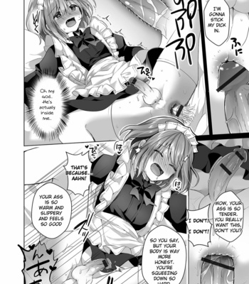 [Akasa Tanu] SmaPho Bakibaki Wabi Maid – Dressed as a Maid for Breaking His Phone [Eng] – Gay Manga sex 10