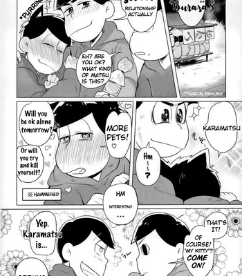 [Kasotansan♂ (Kaso)] Eh! Ore tachi tsukiatte ta no! – Osomatsu-san dj [Eng] – Gay Manga sex 5