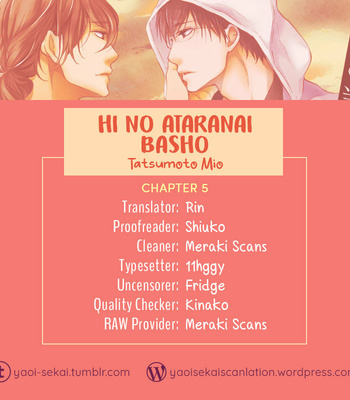 Gay Manga - [TATSUMOTO Mio] Hi No Ataranai Basho – Vol.02 [Eng] – Gay Manga